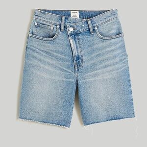 Madewell x Molly Dickson Crossover Baggy Jean Shorts Size 28